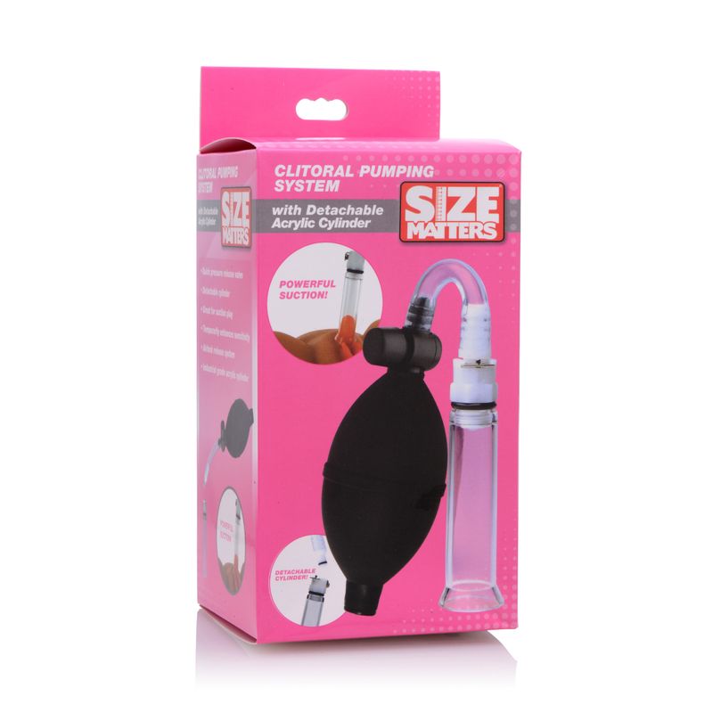 Clitoral Pumping System - Silk and Sin