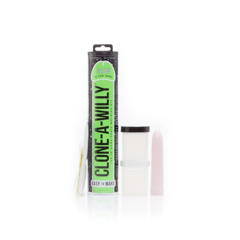 Clone a Willy Glow Green - silkandsin