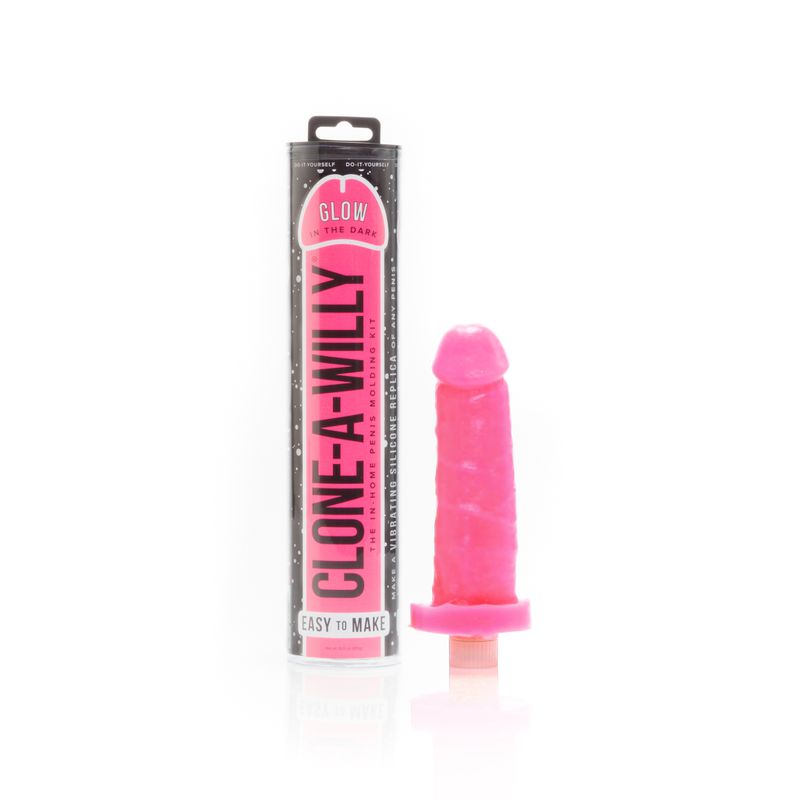 Clone a Willy Glow Pink - silkandsin
