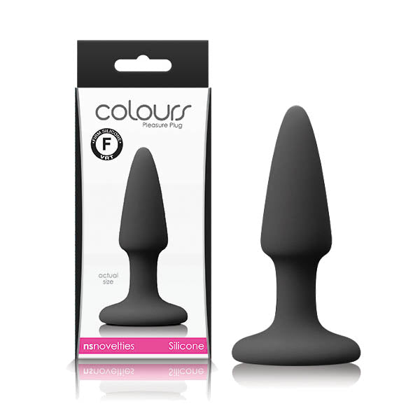 Colours Pleasures - Black Mini Butt Plug - Silk and Sin