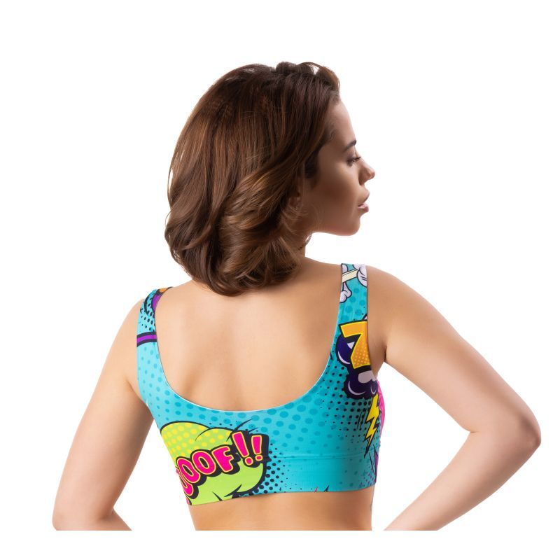 Comics Oh Crop Top - Silk and Sin