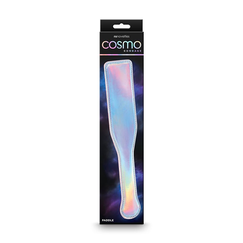 Cosmo Bondage Paddle - Rainbow - Metallic Rainbow Paddle - Silk and Sin