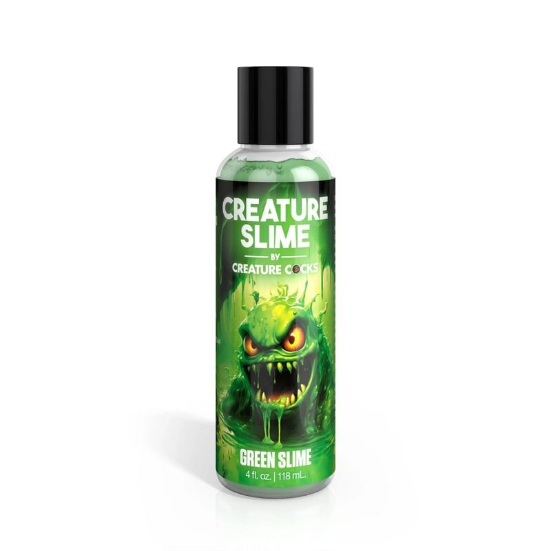 Creature Slime Green Slime Water Based Lubricant 4oz - Silk and Sin