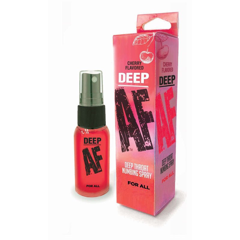 Deep AF - Cherry - Cherry Flavoured Deep Throat Spray - 29 ml - Silk and Sin