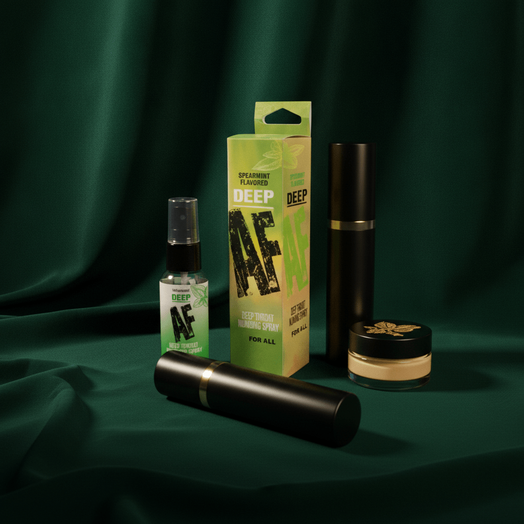 Deep AF - Mint - Mint Flavoured Deep Throat Spray - 29 ml - Silk and Sin