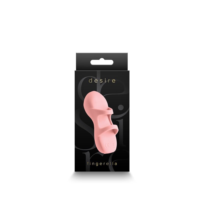 Desire - Fingerella - Pink - Pink USB Rechargeable Finger Stimulator - Silk and Sin