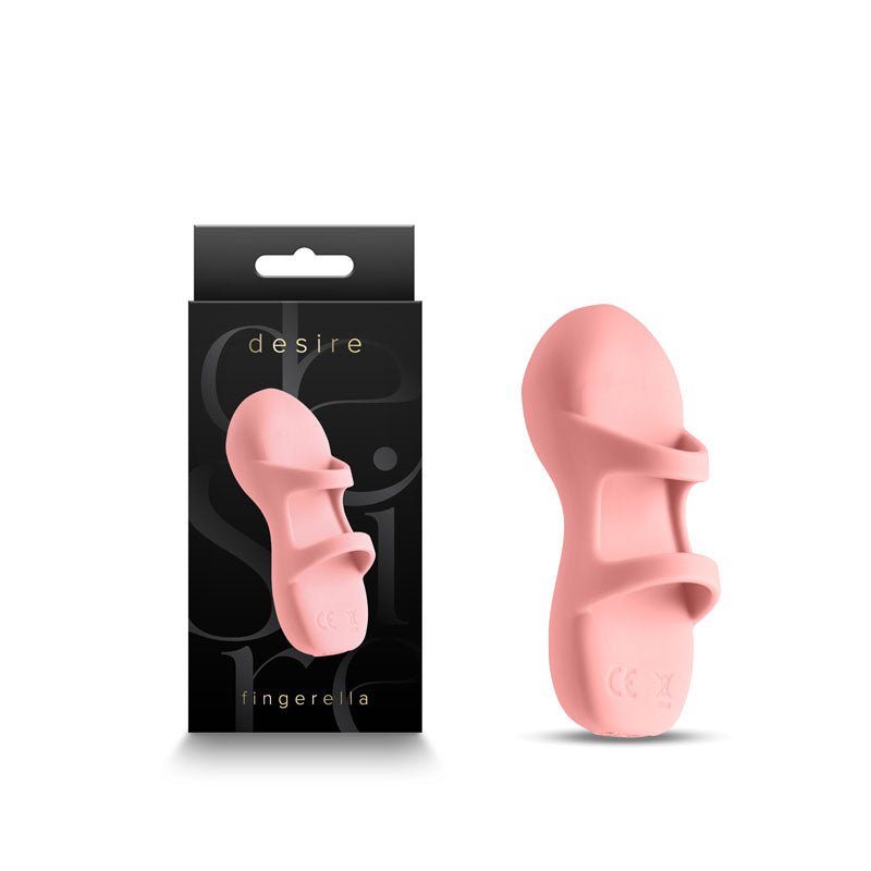 Desire - Fingerella - Pink - Pink USB Rechargeable Finger Stimulator - Silk and Sin