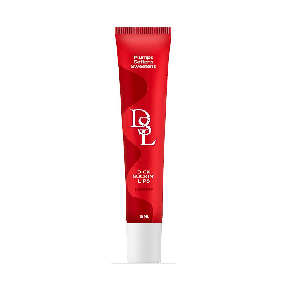 DSL Dick Sucking Lips - Cherry - Cherry Flavoured Lip Plumper - 15 ml Tube - Silk and Sin