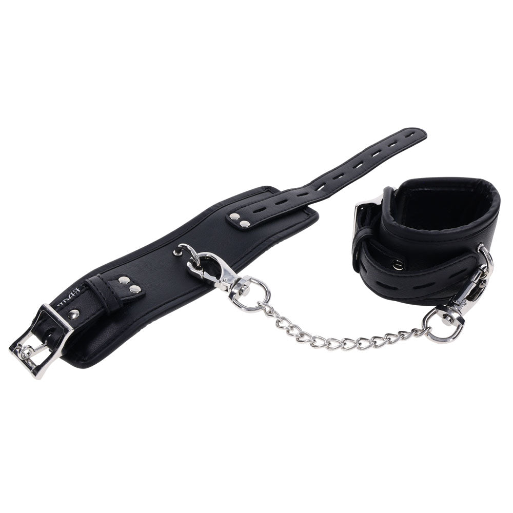 EDGE Handcuffs - Black Restraints - silkandsin