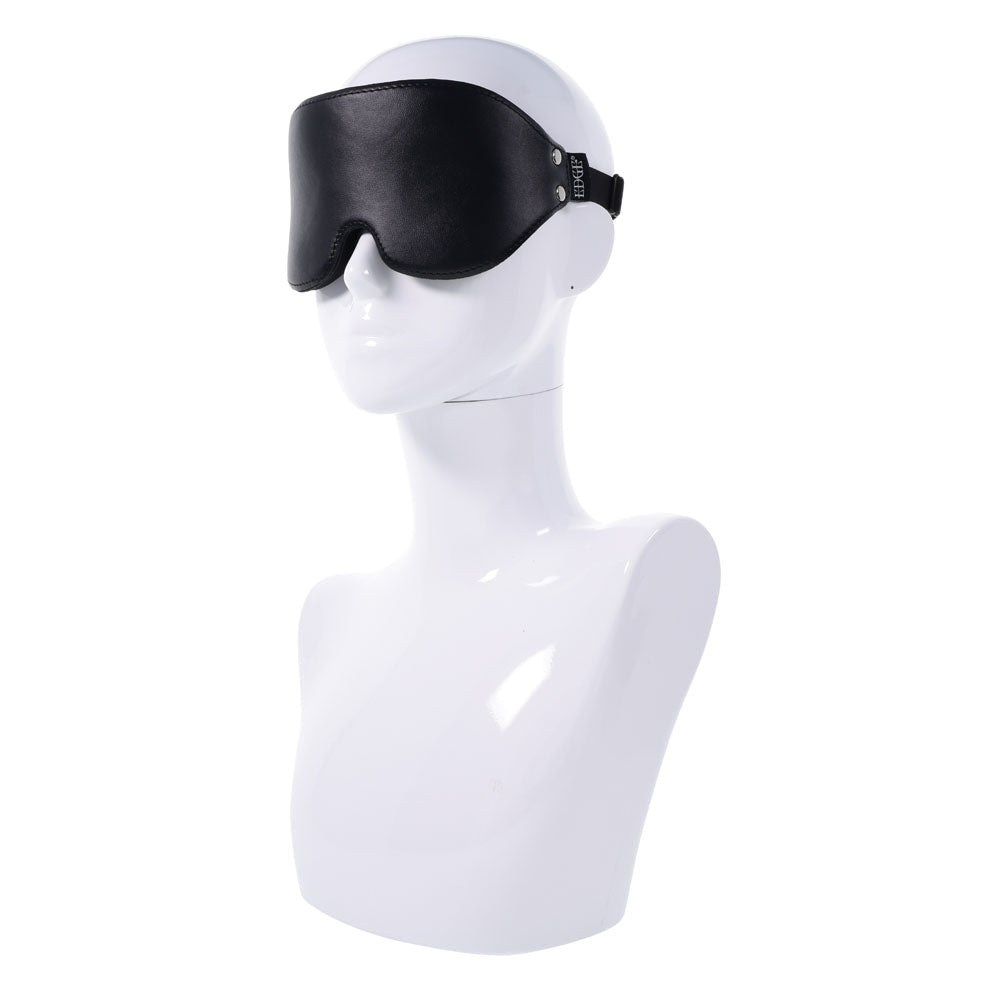 EDGE Lights Out Blindfold - Black Eyemask Restraint - silkandsin
