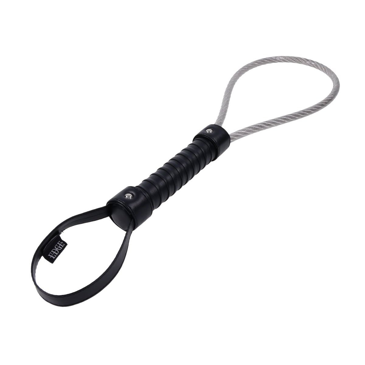 EDGE Metal Loop Spanker - Metal Spanker Whip - silkandsin