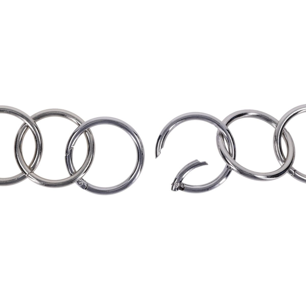EDGE Tuggable Clover Clamps - Metal Nipple Restraints - silkandsin