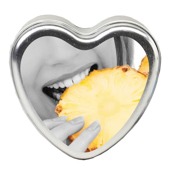 Edible Massage Candle - Tropical Pineapple Flavoured - 113 g - Silk and Sin