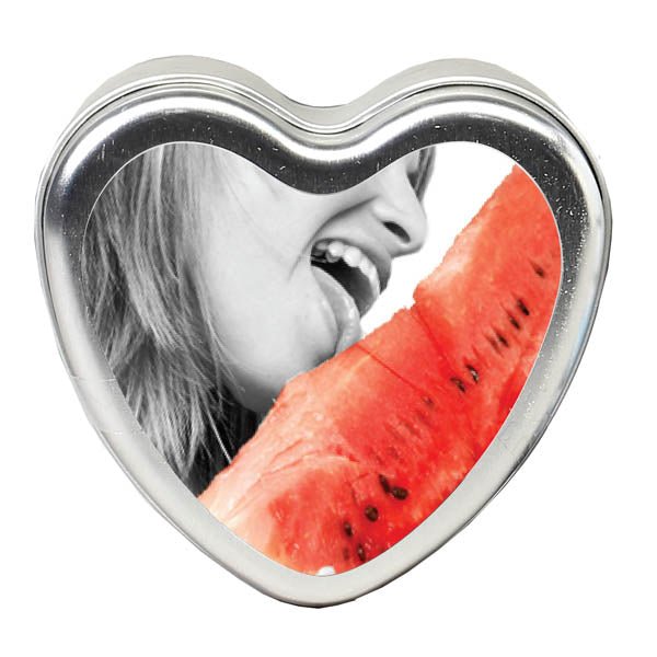 Edible Massage Candle - Watermelon Flavoured - 113 g - Silk and Sin