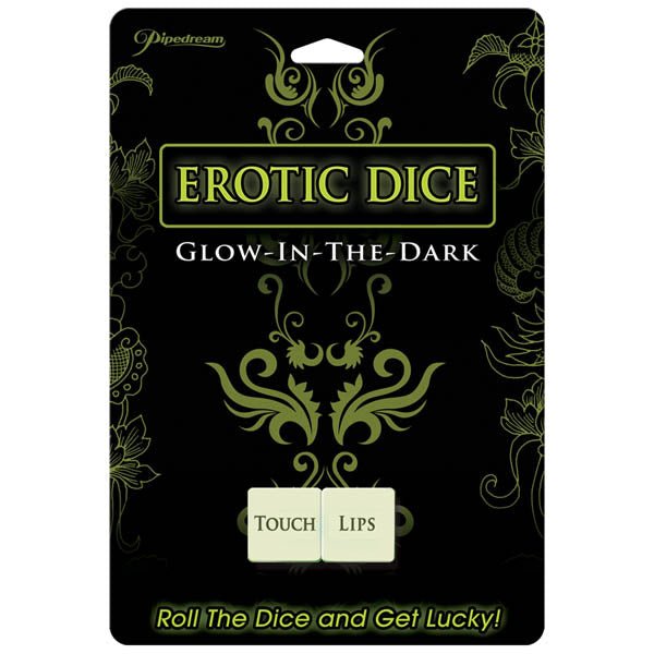 Erotic Dice - Glow in the Dark Couple's Dice Game - silkandsin
