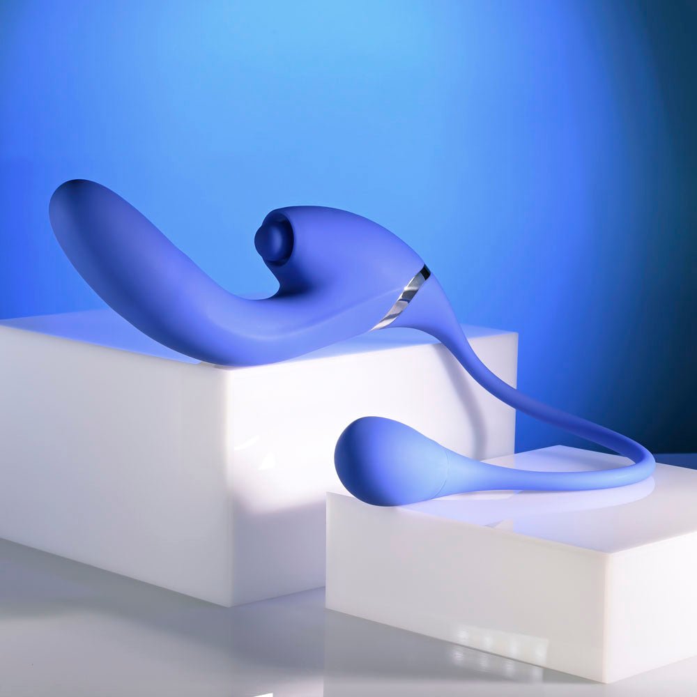 Evolved ALL IN - Purple USB Recahrgeable Triple Stimulating Vibrator - Silk and Sin
