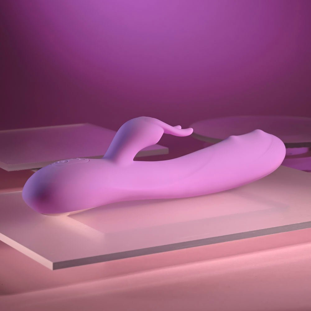 Evolved BEAD THE WAY - Pink 23.2 cm USB Rechargeable Rabbit Vibrator - Silk and Sin