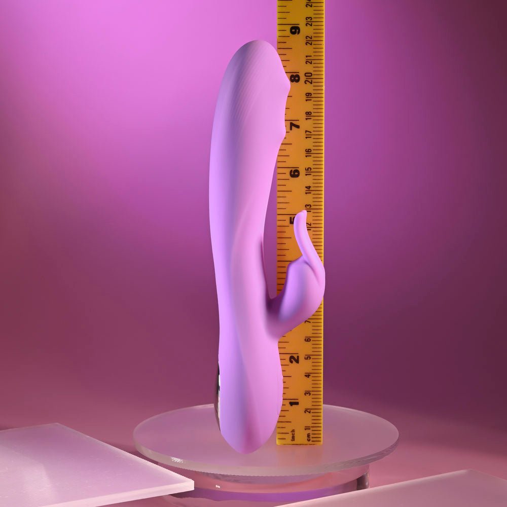 Evolved BEAD THE WAY - Pink 23.2 cm USB Rechargeable Rabbit Vibrator - Silk and Sin