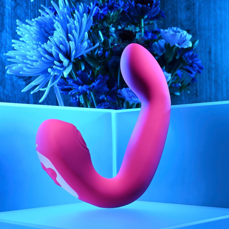 Evolved BUCK WILD - Pink USB Rechargeable Flicking Vibrator - Silk and Sin