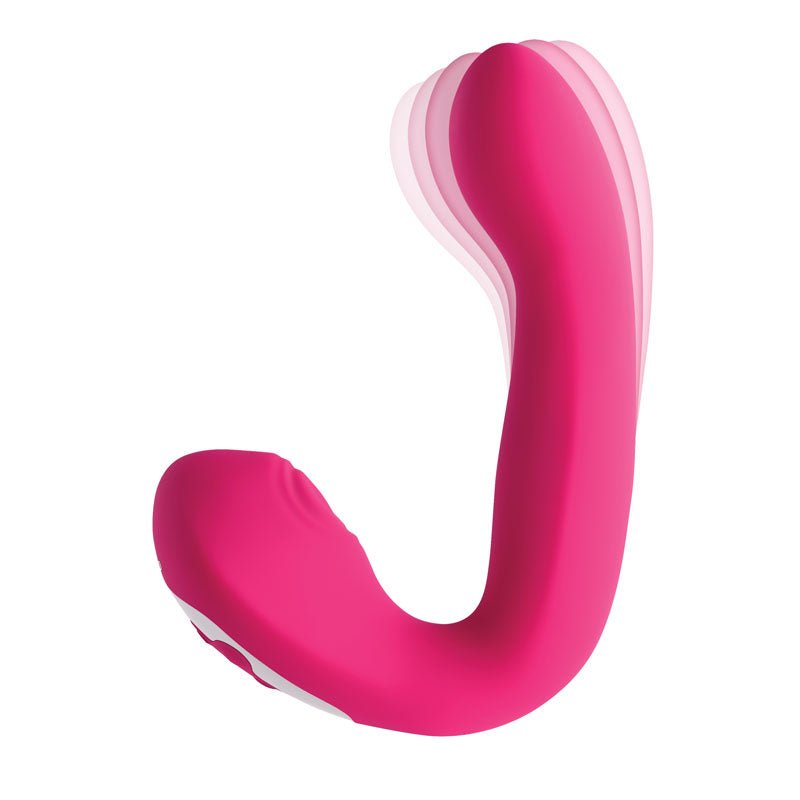 Evolved BUCK WILD - Pink USB Rechargeable Flicking Vibrator - Silk and Sin