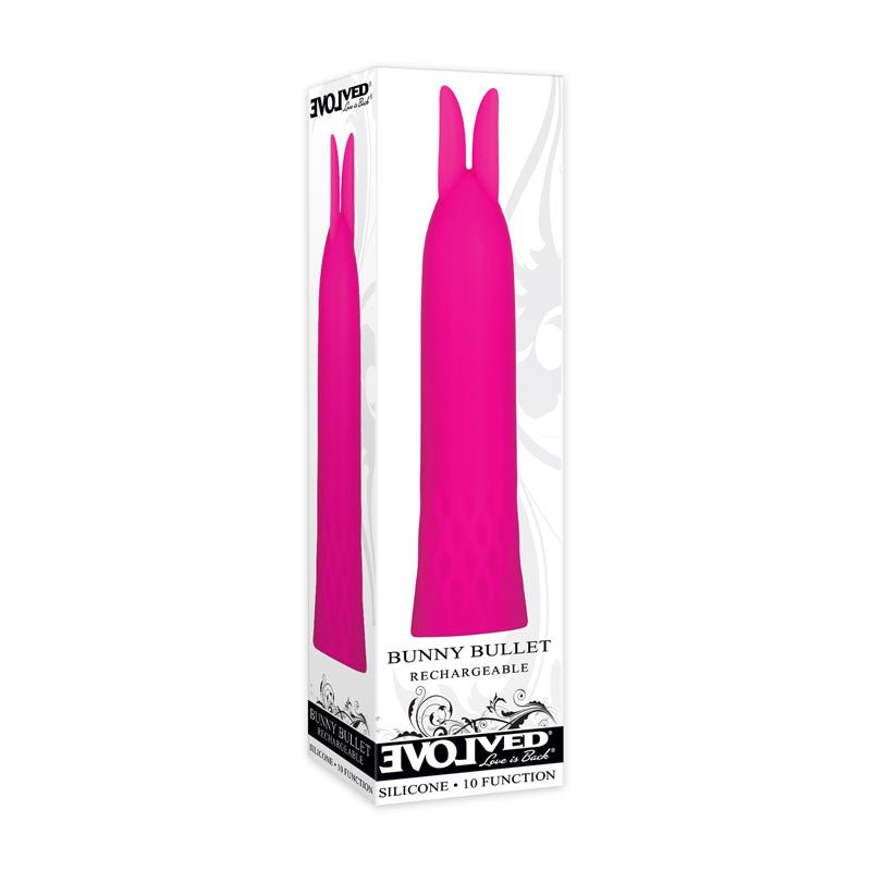 Evolved Bullet Buddy - Pink 10.5 cm USB Rechargeable Bullet - Silk and Sin