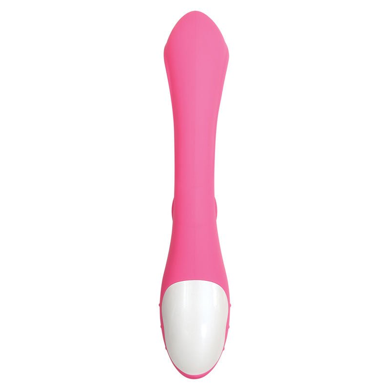 Evolved Bunny Kisses - Pink 20 cm USB Rechargeable Rabbit Vibrator - Silk and Sin