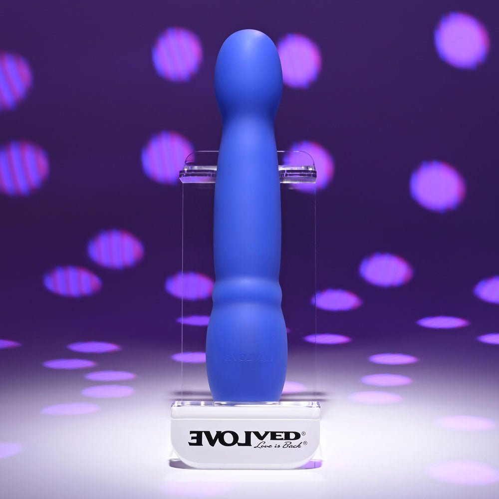 Evolved DISCO DIVA - Blue 20.9 cm USB Rechargeable Light Up Vibrator - Silk and Sin