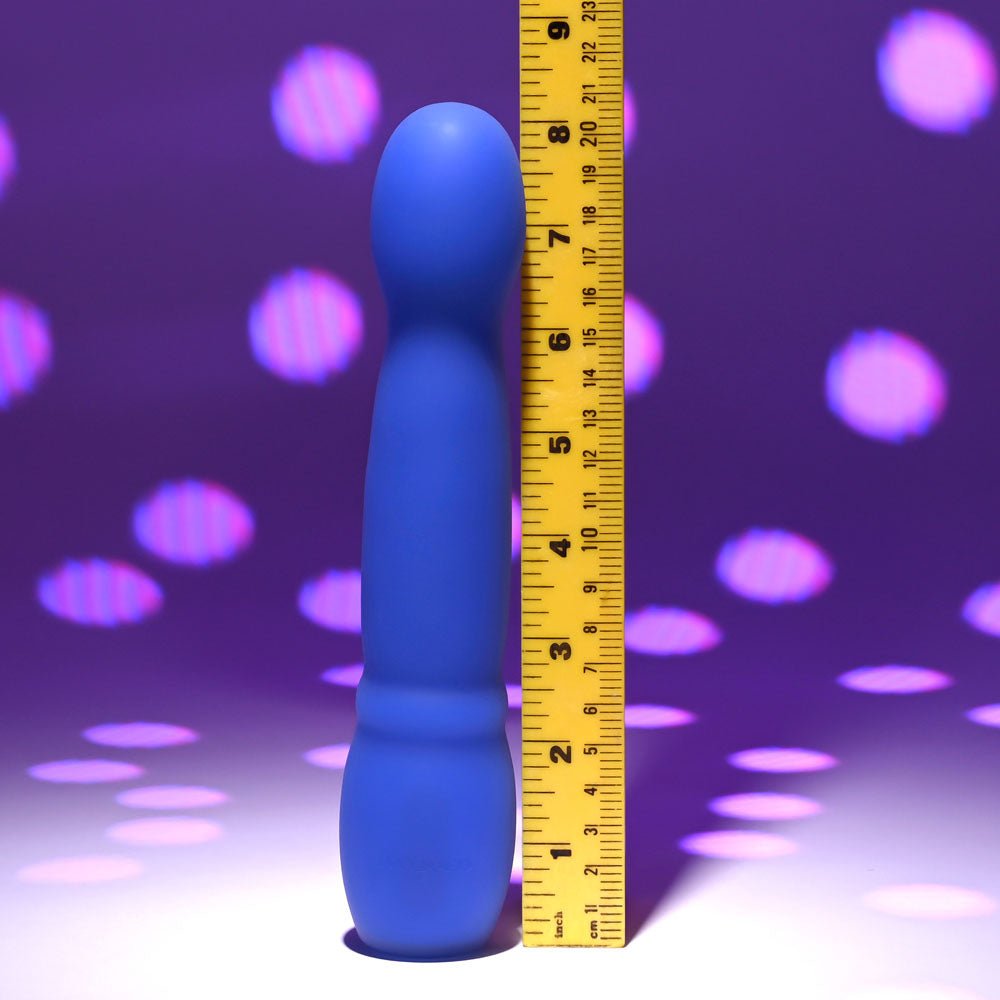 Evolved DISCO DIVA - Blue 20.9 cm USB Rechargeable Light Up Vibrator - Silk and Sin