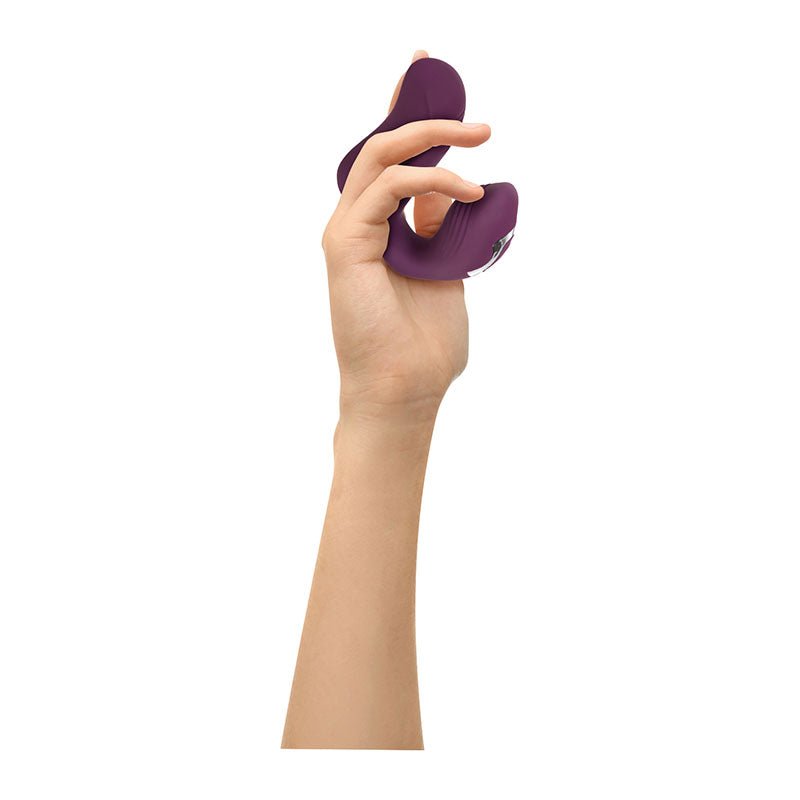 Evolved Helping Hand - Purple USB Rechargeable Dual Finger Stimulator - Silk and Sin