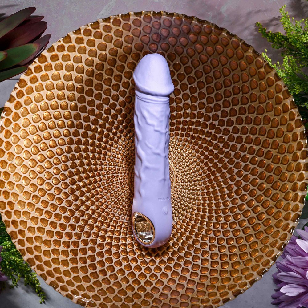 Evolved PURPLE FANTASY - Purple 18.4 cm USB Rechargeable Vibrator - Silk and Sin