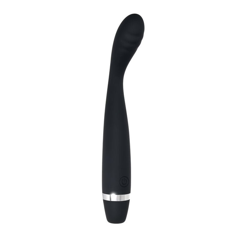 Evolved Skinny G - Black 17.8 cm USB Rechargeable Vibrator - Silk and Sin