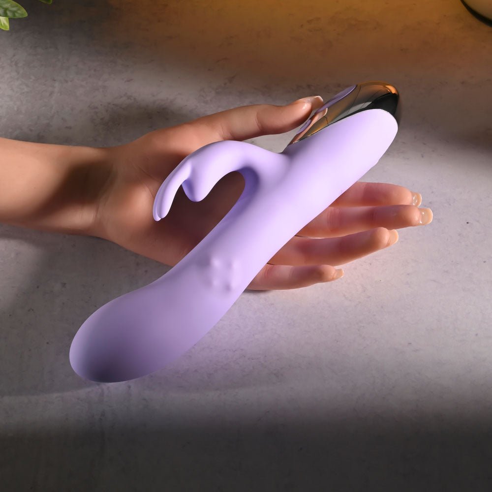 Evolved SPINDERELLA - Purple USB Rechargeable Rabbit Vibrator - Silk and Sin