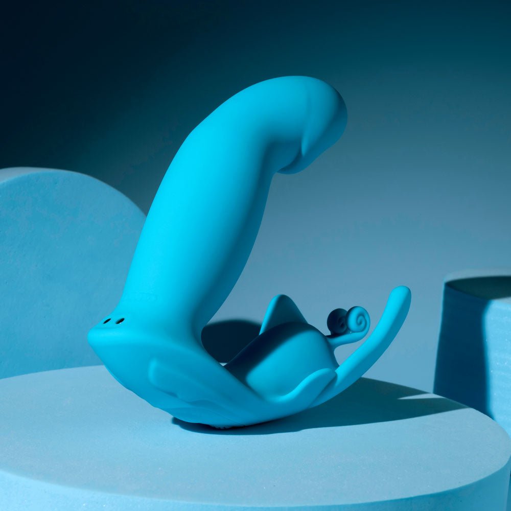 Evolved SPREAD YOUR WINGS - Blue USB Rechargeable Wearable Butterfly Vibrator - Silk and Sin