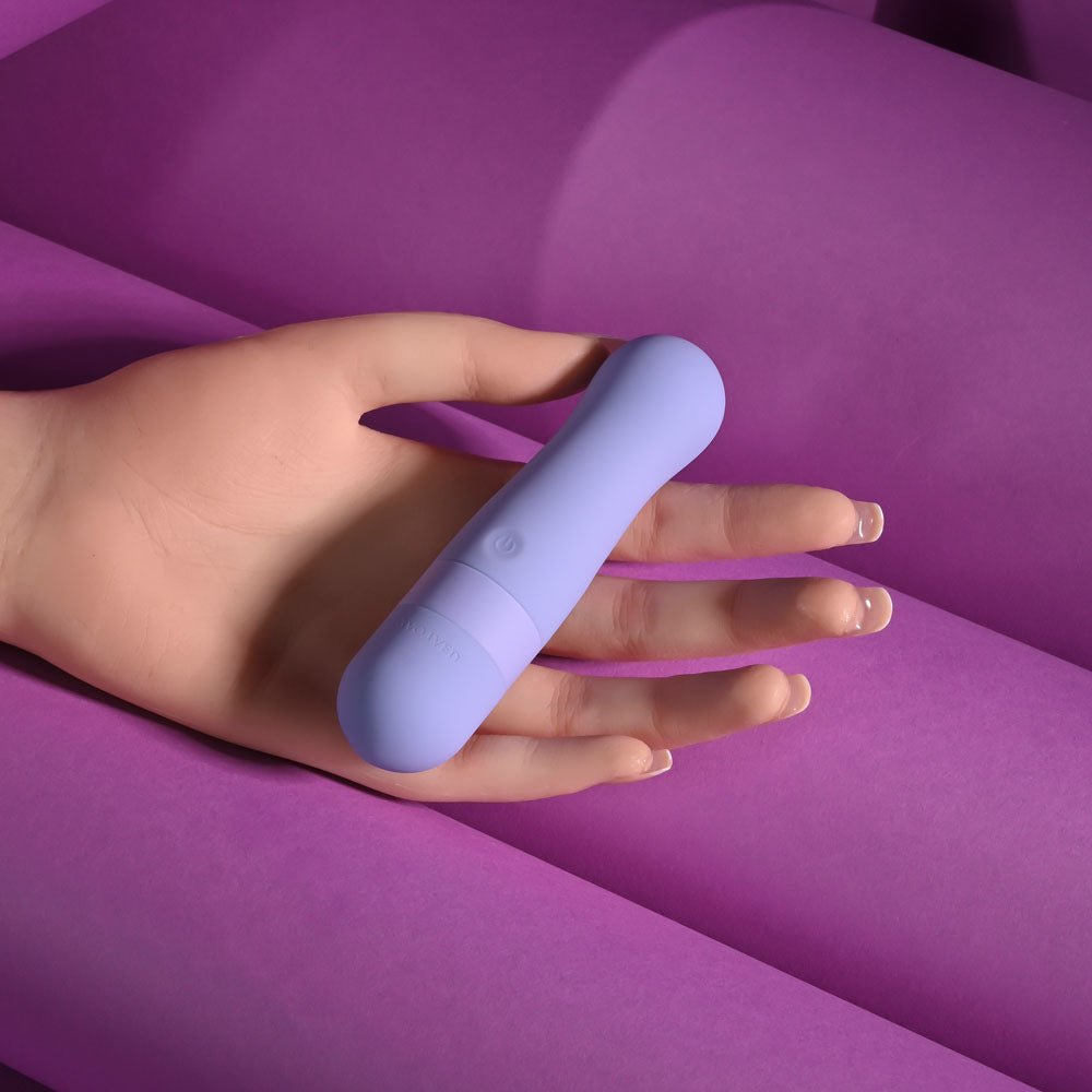 Evolved SQUISHY BULLET - Purple 11 cm USB Rechargeable Bullet - Silk and Sin