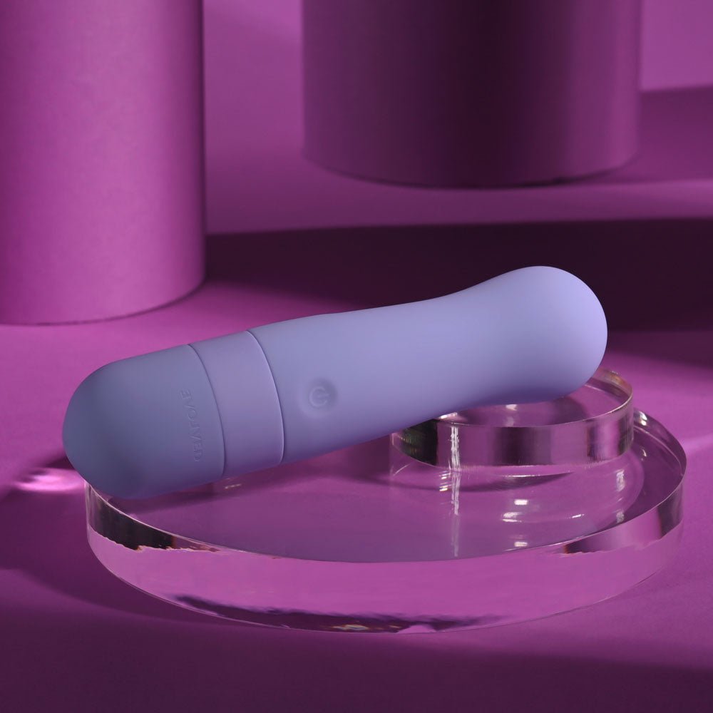 Evolved SQUISHY BULLET - Purple 11 cm USB Rechargeable Bullet - Silk and Sin