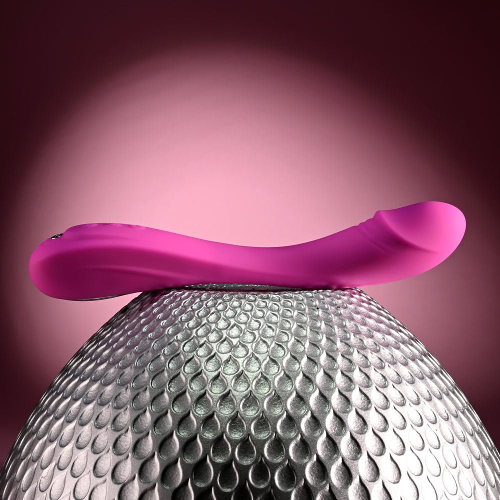 Evolved SUGAR RUSH - Pink 21.6 cm USB Rechargeable Vibrator - Silk and Sin