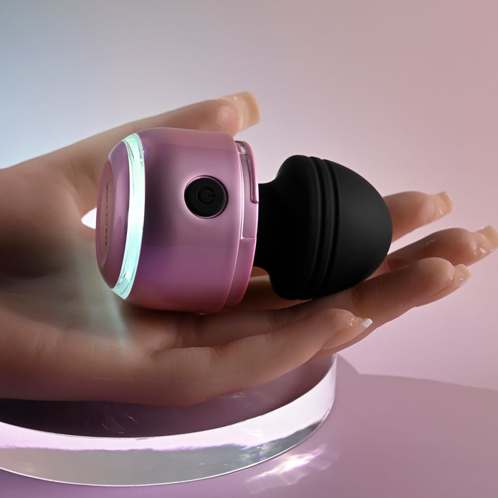 Evolved VACATION VIBES - VIBRATING - Pink/Black 8.5 cm USB Rechargeable Vibrating Stimulator - Silk and Sin