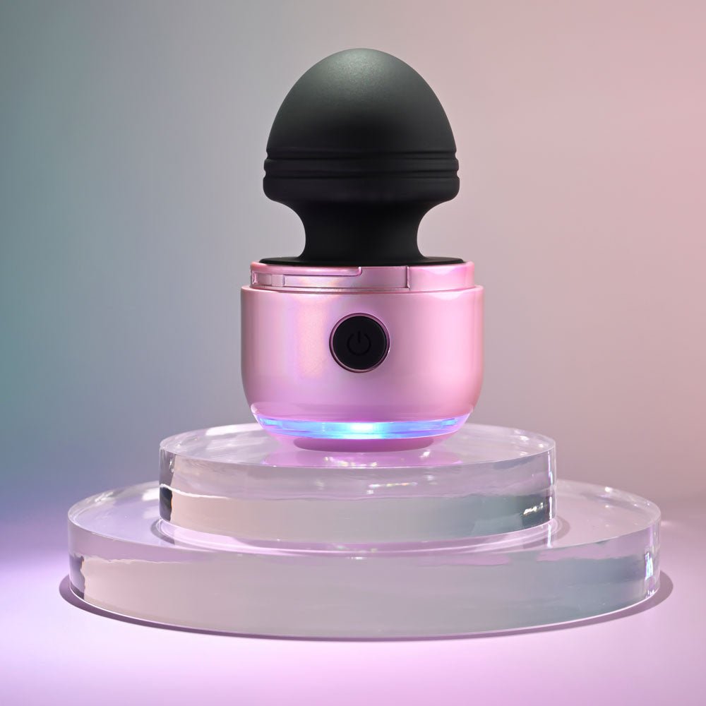 Evolved VACATION VIBES - VIBRATING - Pink/Black 8.5 cm USB Rechargeable Vibrating Stimulator - Silk and Sin