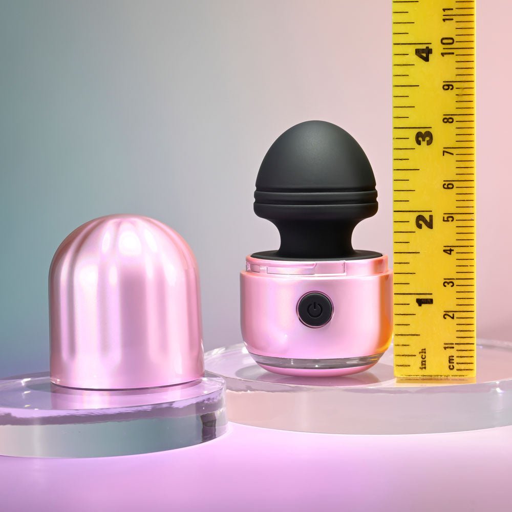 Evolved VACATION VIBES - VIBRATING - Pink/Black 8.5 cm USB Rechargeable Vibrating Stimulator - Silk and Sin