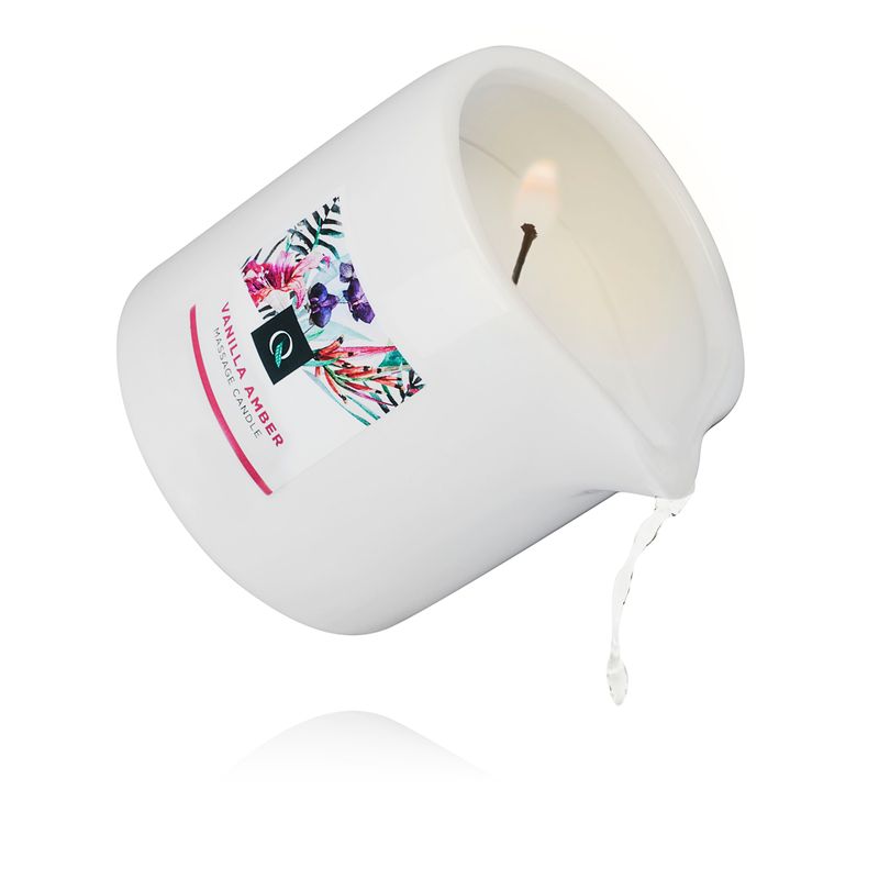 Exotiq Massage Candle Vanilla Amber 200g - Silk and Sin