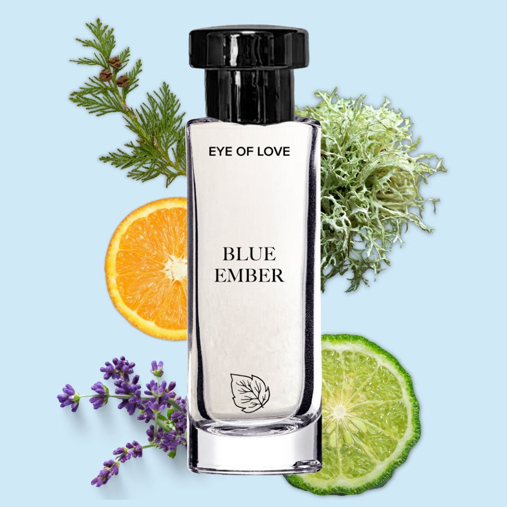 Eye Of Love Love In Bloom Blue Ember Pheromone Cologne - 30ml - Citrus & Cedar Scented Pheromone Cologne for Men to attract Women - 30 ml Spray - Silk and Sin