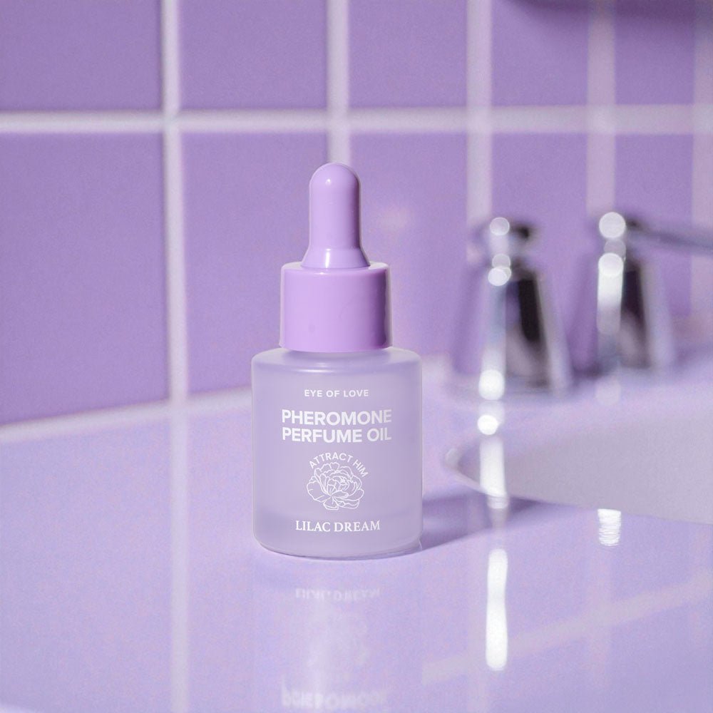 Eye Of Love Love In Bloom Lilac Dream Pheromone Perfume Oil - 20ml - Vanilla Scented Pheromone Perfume Oil for Women to attract Men - 20 ml Dropper - Silk and Sin