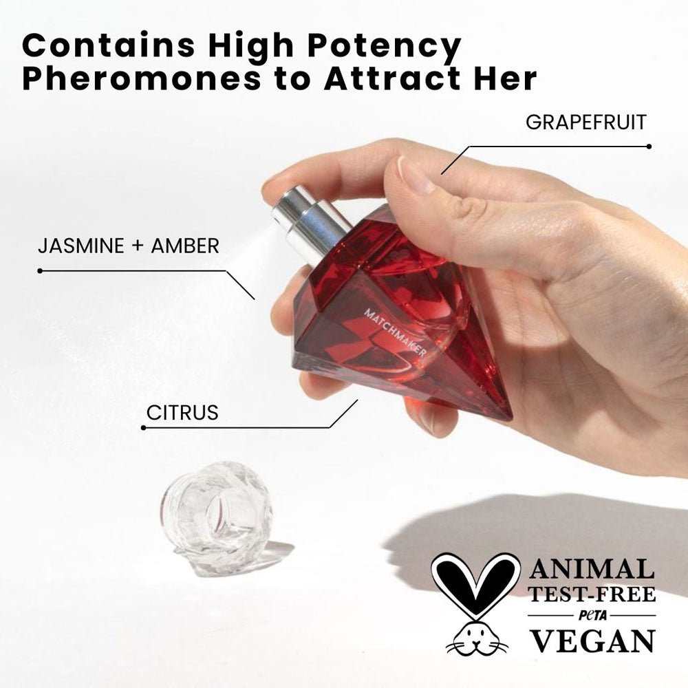 Eye of Love Matchmaker Red Diamond LGTBQ - 30 ml - Pheromone Parfum for Women to attract Women - 30 ml Spray - Silk and Sin