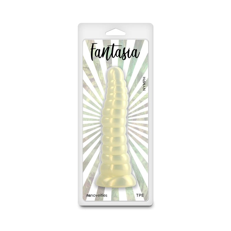 Fantasia - Nymph - Amber - Amber 18.9 cm Dildo - Silk and Sin