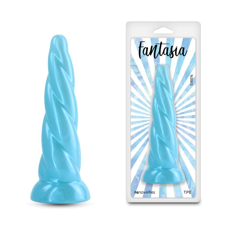 Fantasia - Siren - Turquoise - Blue 19 cm Dildo - Silk and Sin