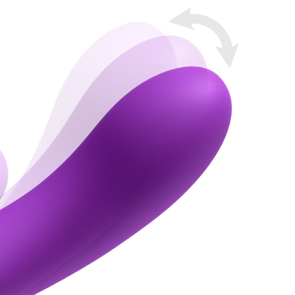 Fantasy For Her intiMotion G-Pro - Purple - Purple 21.2 cm USB Rechargeable Rabbit Vibrator - Silk and Sin