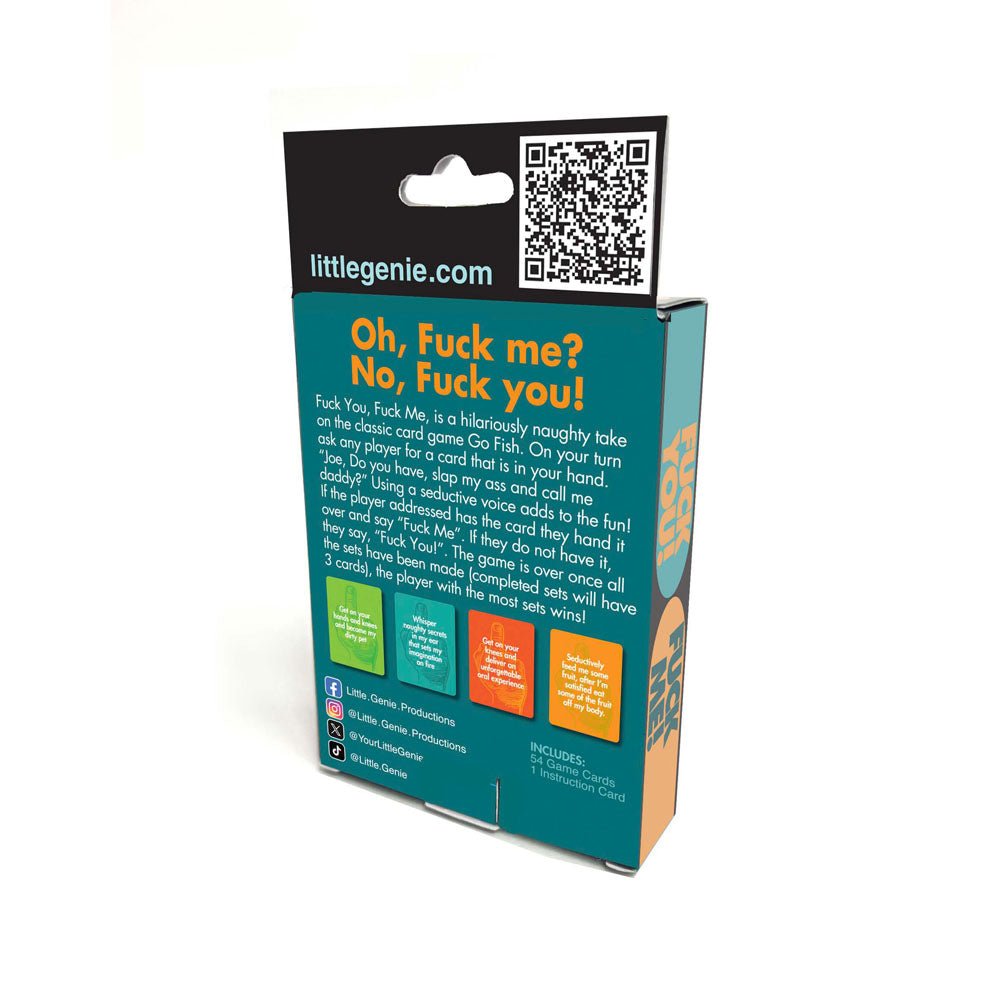 F*ck You, F*ck Me - Party Card Game - Silk and Sin