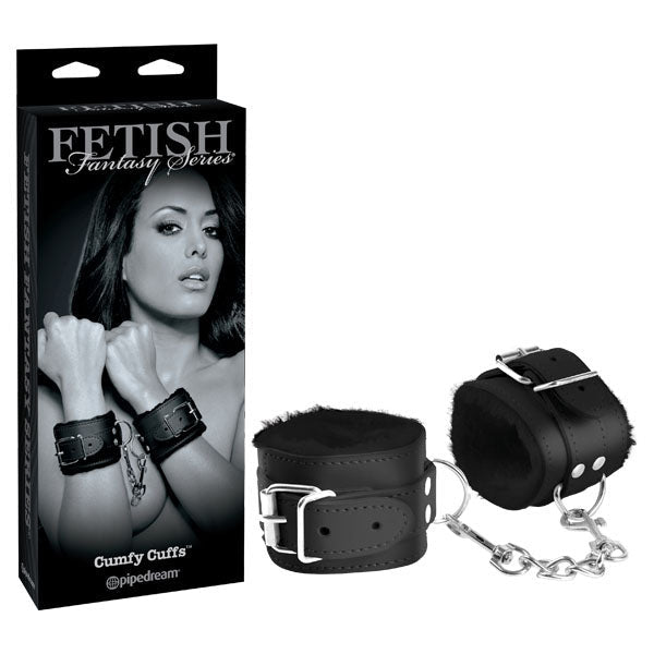 Fetish Fantasy Series Limited Edition Cumfy Cuffs - Black Restraints - silkandsin