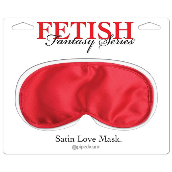 Fetish Fantasy Series Satin Love Mask - Red Eye Mask - silkandsin