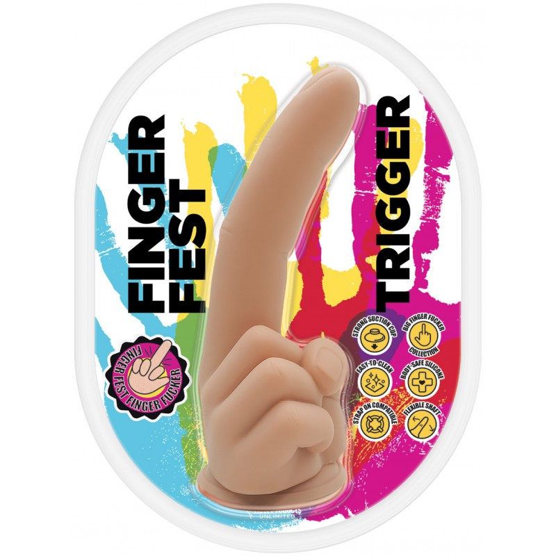 Finger Fest Dildo Trigger Flesh - Silk and Sin